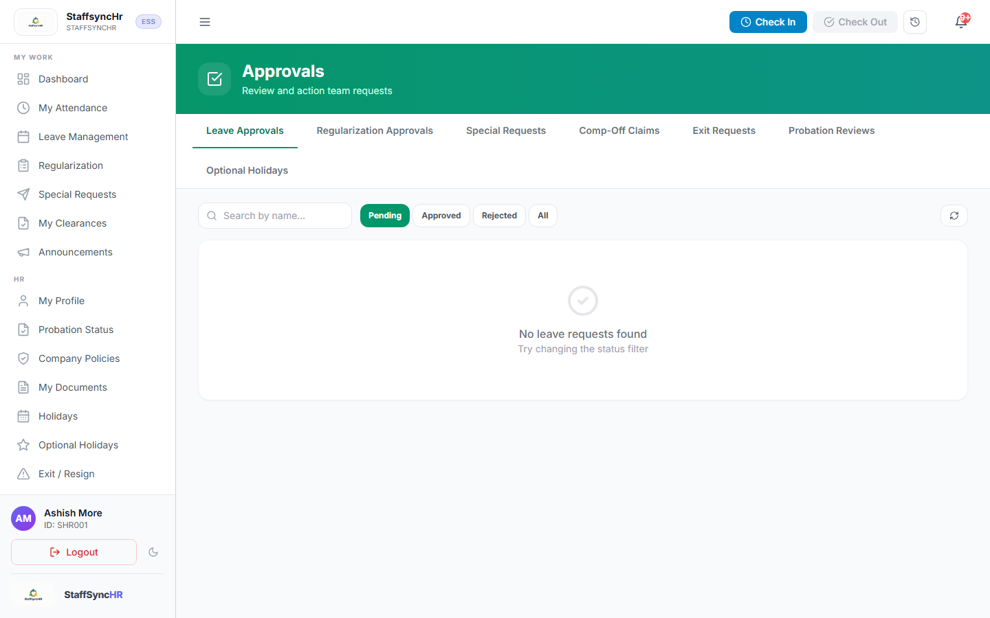 StaffSyncHR — Unified Approvals Engine